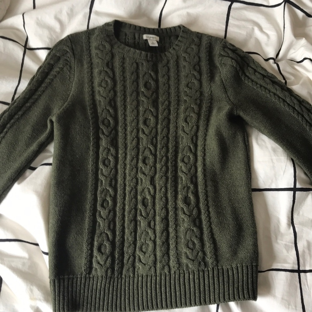 LL Bean Cable knit